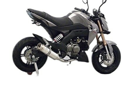 Other - WirusWin ウイルズウィン ロイヤルマフラー Z125 プロ KAWASAKI カワサキ フルエキゾーストマフラー マフラー オプション：なし / タイプ：バズーカータイプ / 仕様：ブラックカーボンバージョンアップ