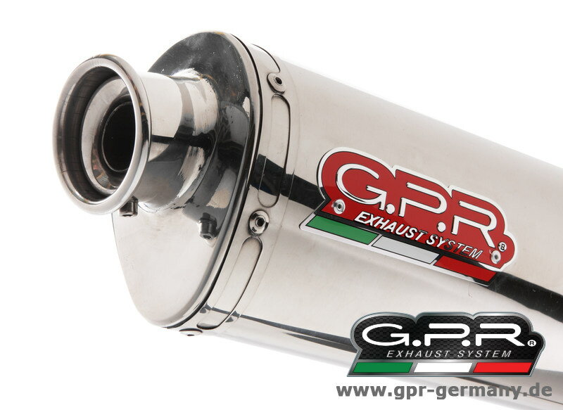 GPR ジーピーアール GPR TREVALE STEEL (SUZUKI BURGMAN AN 650 2002-12 COMPLETE SYSTEM EXHAUST WITH KAT) フルエキゾーストマフラー バーグマン650