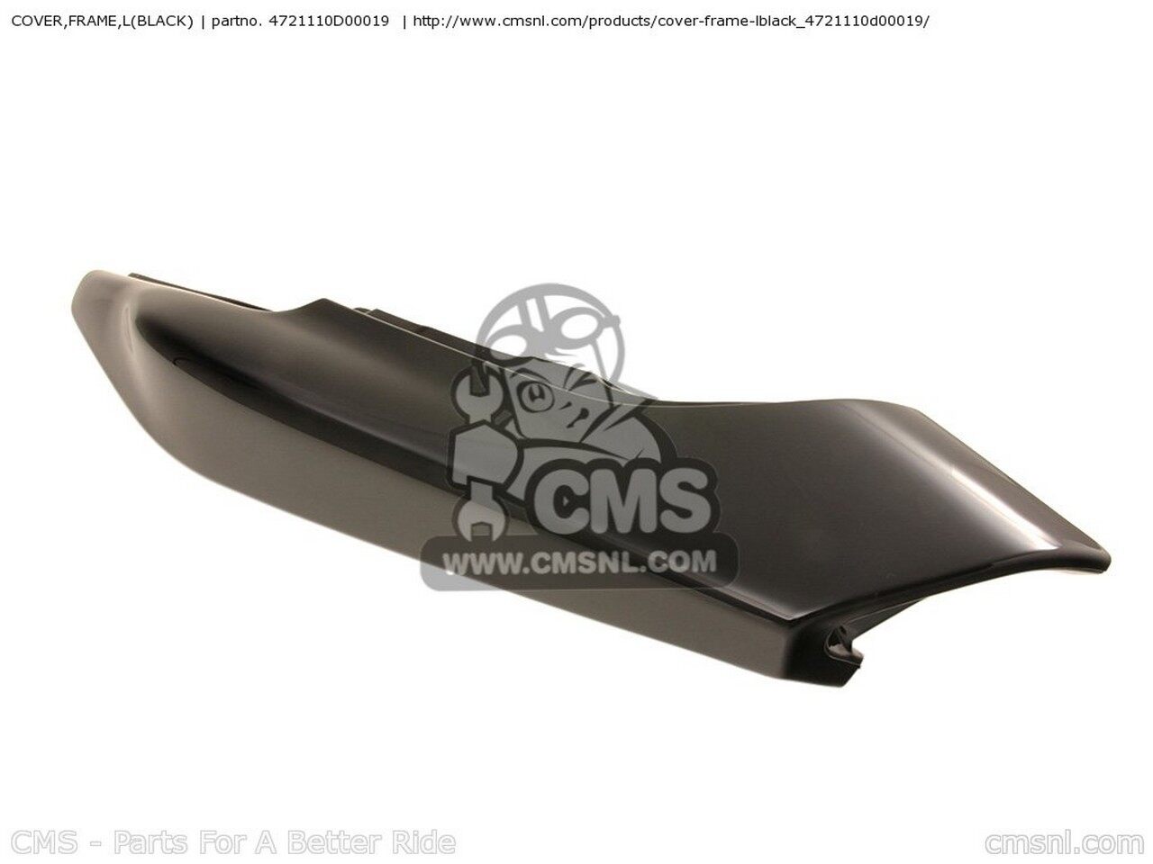 CMS シーエムエス COVER，FRAME，L(BLACK) GSF400 1991 M E02 E04 E16 E21 E22 E24 E25 E34 E53 1992 N E30 1993 P BANDIT USA E03 CALIFORNIA E33 SUZUKI スズキ シートカウル・テールカウル カウル関連 外装