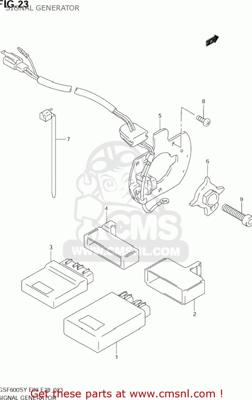 CMS シーエムエス (33110-31F01) STATOR，SIGNAL GENERATOR GSF600S BANDIT 2000 Y USA E03 2001 K1 2002 K2 2003 K3 SUZUKI スズキ レギュレーター・レクチファイヤ 電装系
