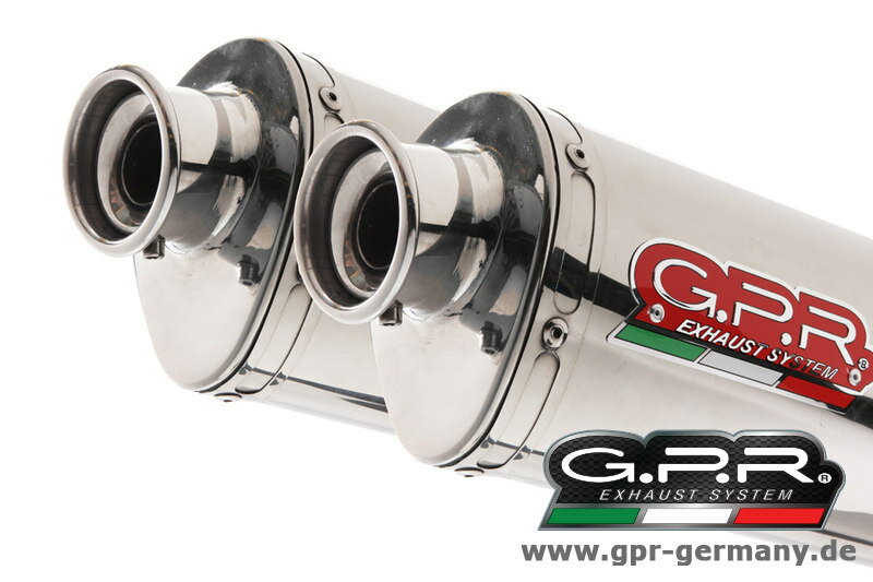 GPR ジーピーアール GPR TREVALE STAINLESS (YAMAHA TDM 900 2002-14 SLIP ON DOUBLE MUFFLER EXHAUST) スリップオンマフラー TDM900