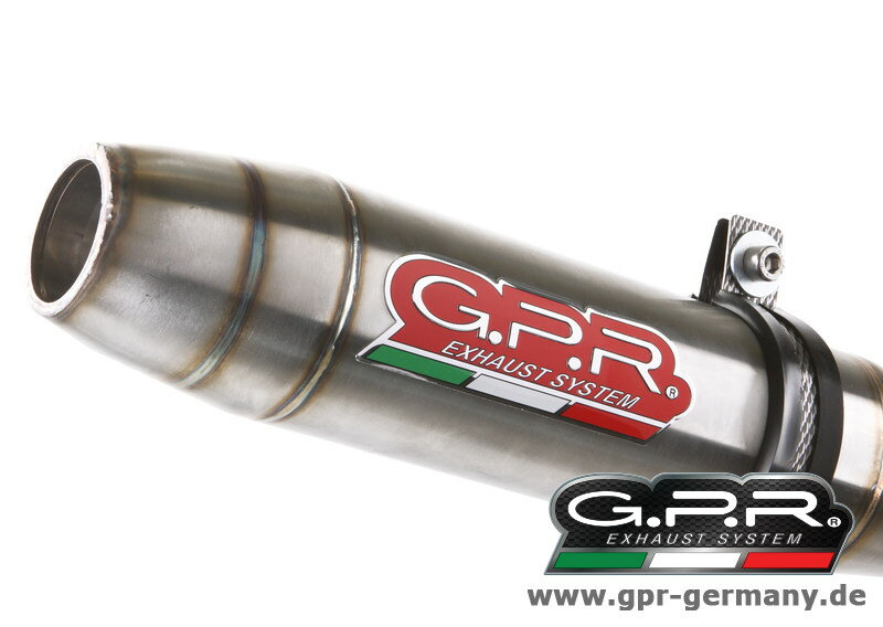 GPR ジーピーアール GPR DEEP TONE STAINLESS STEEL 【ディープトーン ステンレススチール】 (KTM DUKE 390 2013-14 SLIP ON EXHAUST MUFFLER WITH KAT) スリップオンマフラー 390DUKE