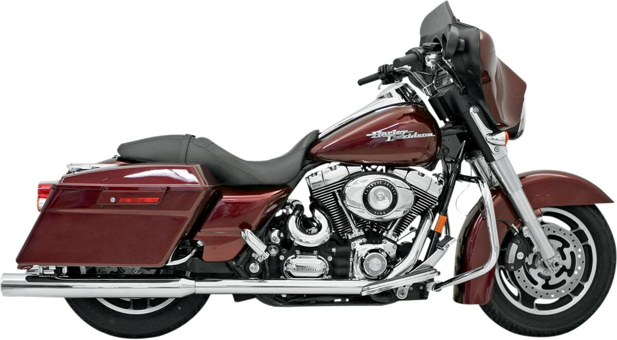 BASSANI バッサーニ スリップオンマフラー ストレートカット FL 1995-16 【MUFFLERS STRT CH 95-16 [1801-0353]】 HARLEY-DAVIDSON ハーレーダビッドソン マフラー