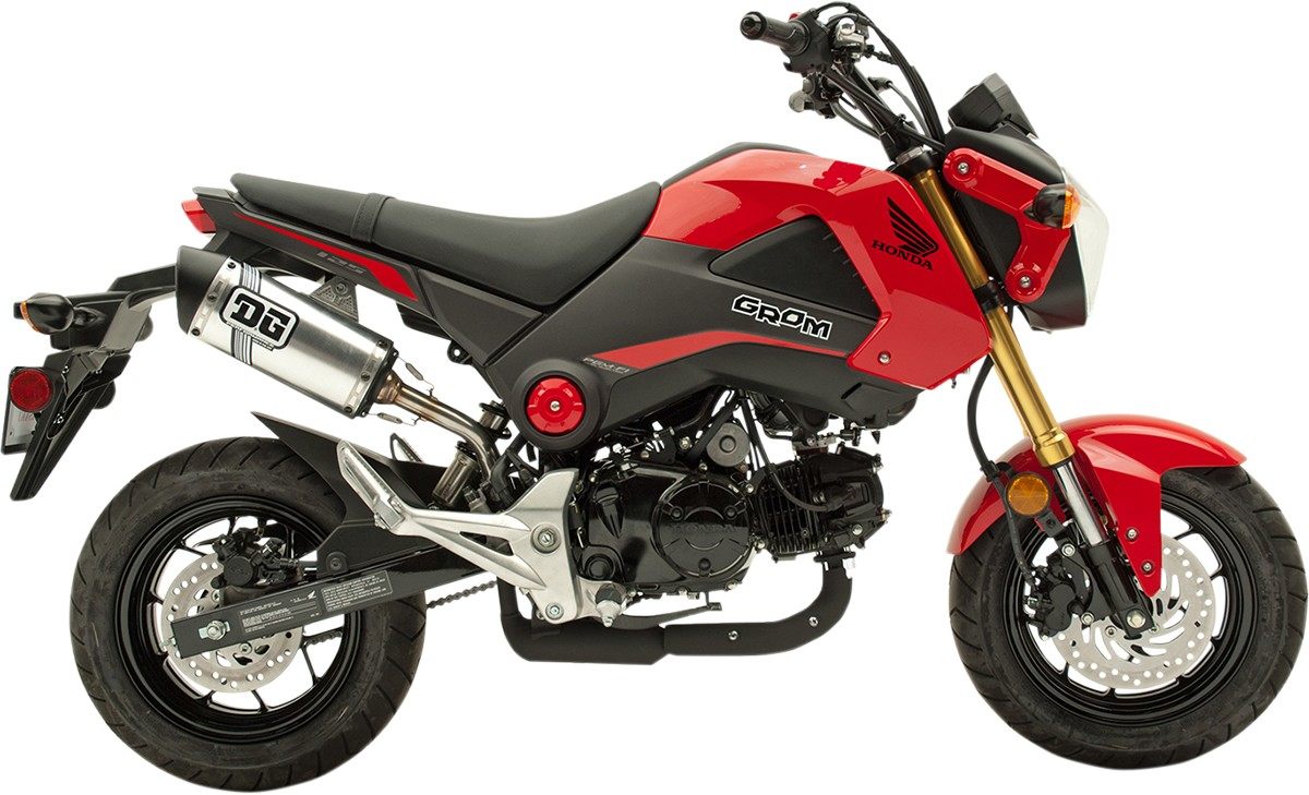 51 cc 〜125 cc  - DG PERFORMANCE デージーパフォーマンス スリップオンマフラー V2モデル GROM 【EXHAUST V2 S/O [1811-3004]】 MSX125 Grom HONDA ホンダ マフラー