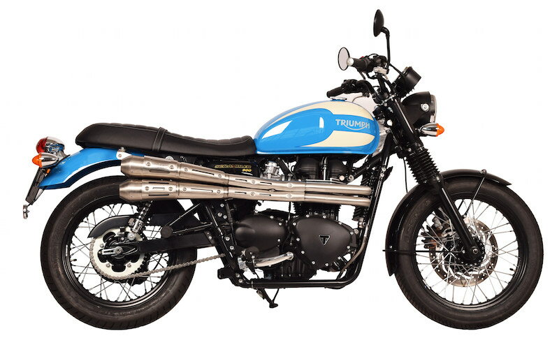 SPARK EXHAUST スパーク マフラー 70’s フルエキゾーストマフラー 2in2 Scrambler 05-15 TRIUMPH トライアンフ