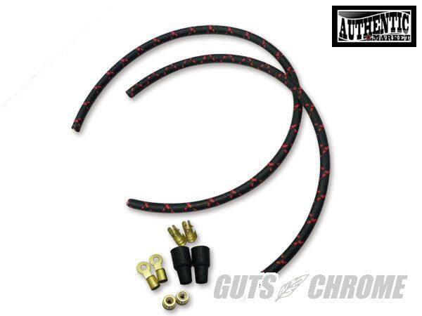 GUTS CHROME ガッツクローム ビンテージスタイルプラグコードキット SOFTAILファミリー SPORTSTERファミリー DYNAファミリー TOURINGファミリー HARLEY-DAVIDSON ハーレーダビッドソン プラグ・プラグコードキット 点火系 エンジン