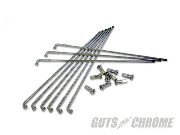 GUTS CHROME ガッツクローム 【W＆W】19インチコンベンショナルリム スポークセット HARLEY-DAVIDSON ハーレーダビッドソン スポーク・ニップル ホイール関連 足回り