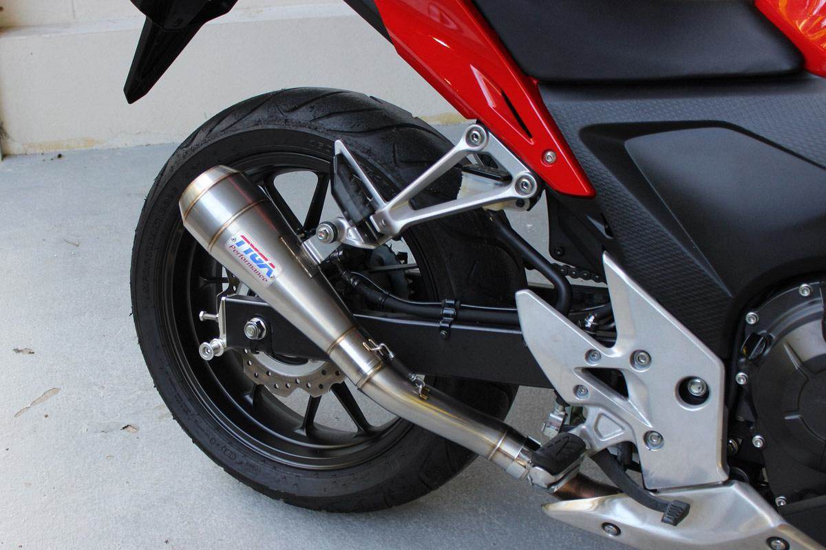 TYGA PERFORMANCE タイガパフォーマンス エキゾーストパイプセット スリップオン CBR500R CBR500 F 13-15 X HONDA ホンダ スリップオンマフラー マフラー