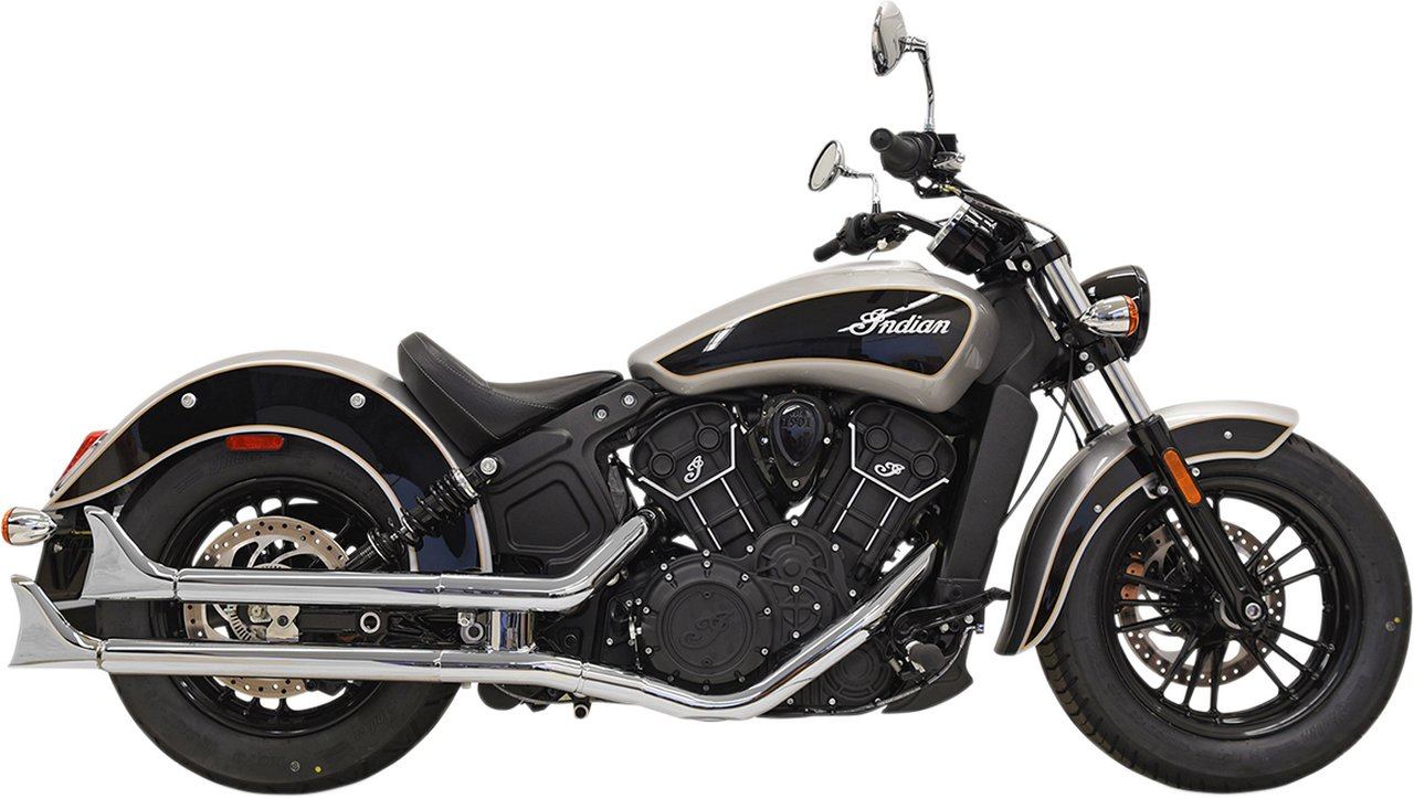 乐天商城 - BASSANI バッサーニ マフラー FISHTL[1811-3399] Scout 2015 - 2018 Bobber Sixty 2016 INDIAN MOTORCYCLE インディアン スリップオンマフラー