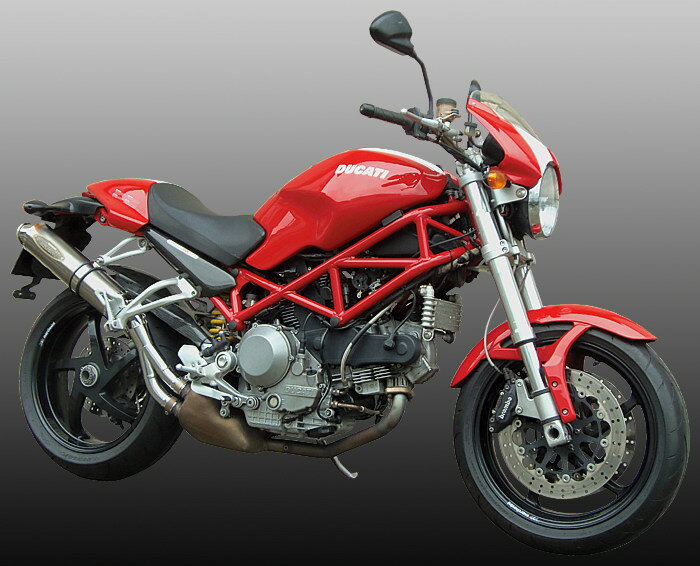 techserfu テックサーフ [ZEEX SLIP-ON SUPER STINLESS MUFFLER]ジークス スリップオン スーパーステンレス マフラー Monster S2R 800 1000 DUCATI ドゥカティ スリップオンマフラー サイレンサーアウター素材：ソリッドチタン