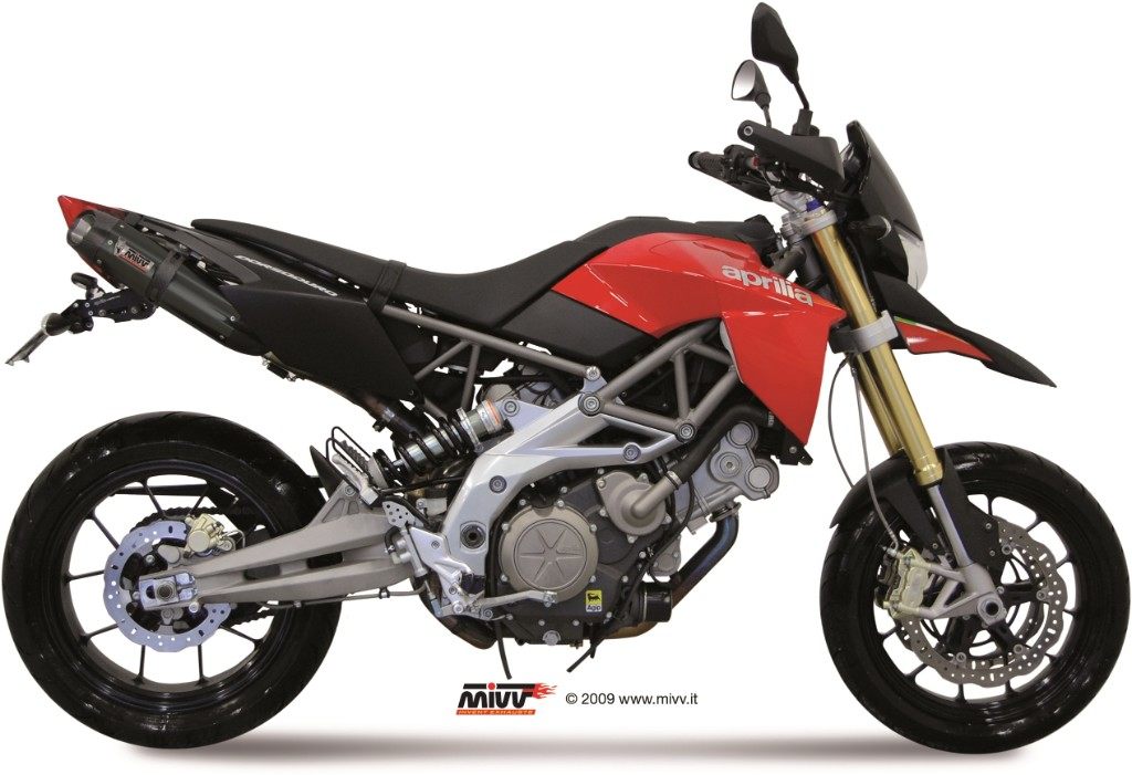 MIVV ミヴ SUONO BLACK スリップオンマフラー DORSODURO 750 APRILIA アプリリア マフラー