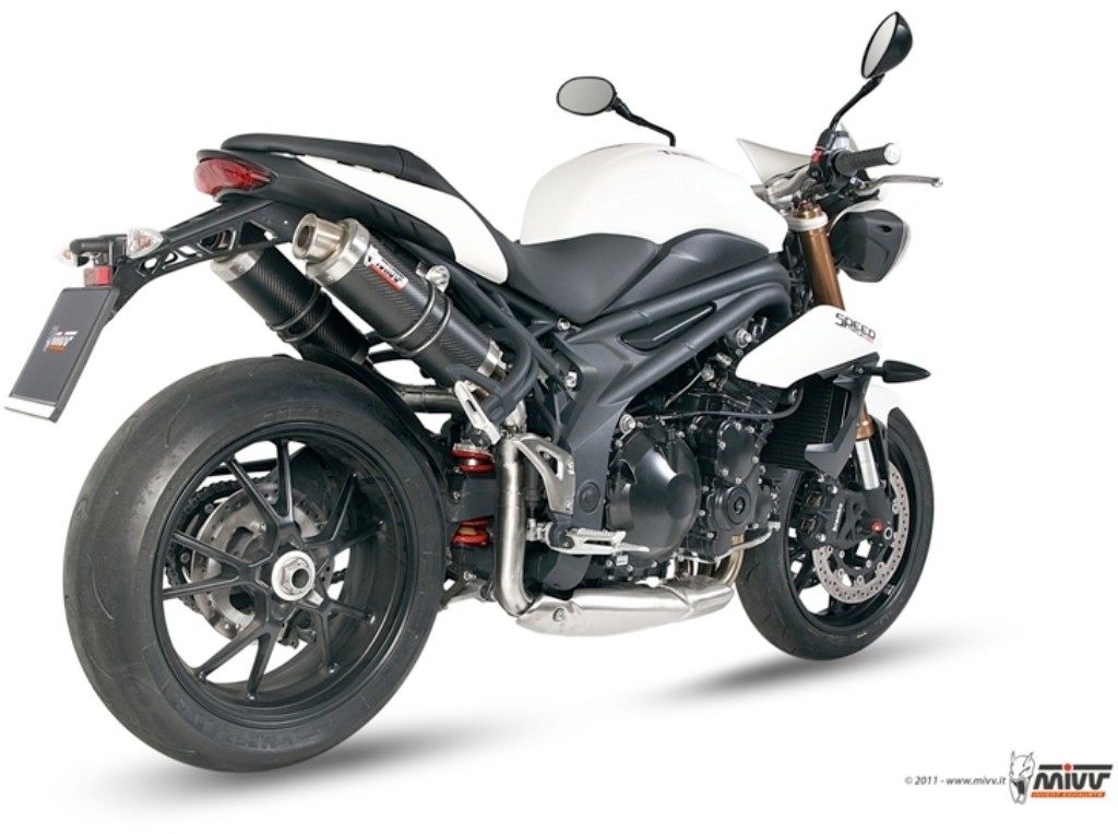 MIVV ミヴ GP スリップオンマフラー SPEED TRIPLE TRIUMPH トライアンフ マフラー