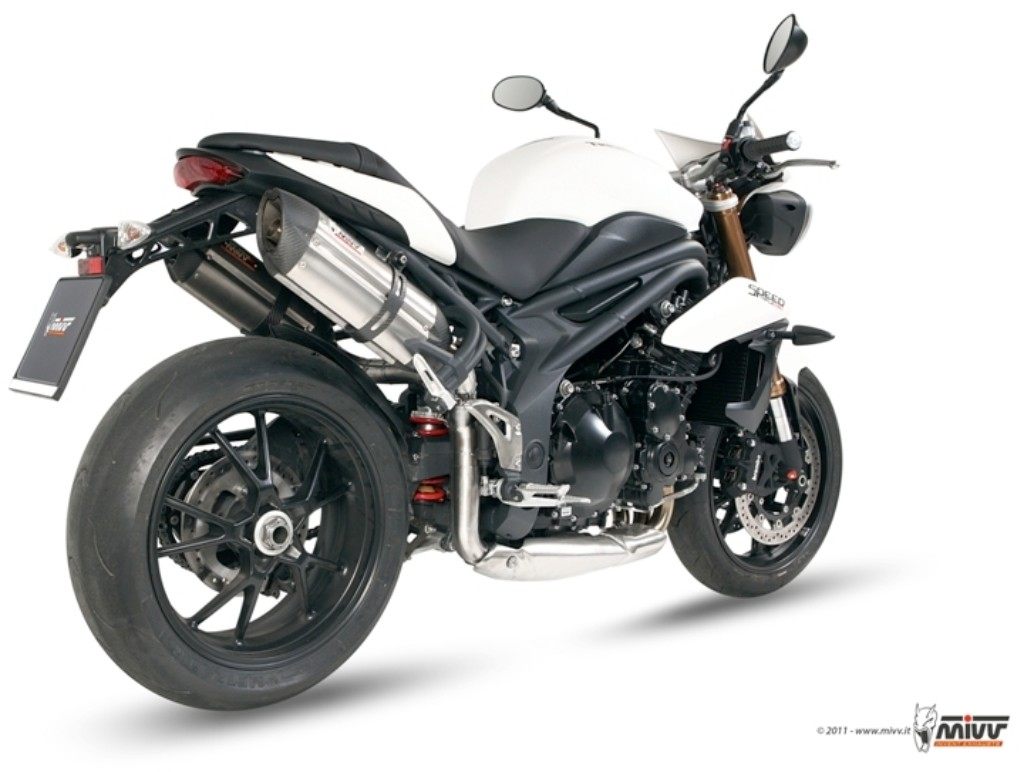 MIVV ミヴ SUONO スリップオンマフラー SPEED TRIPLE TRIUMPH トライアンフ マフラー