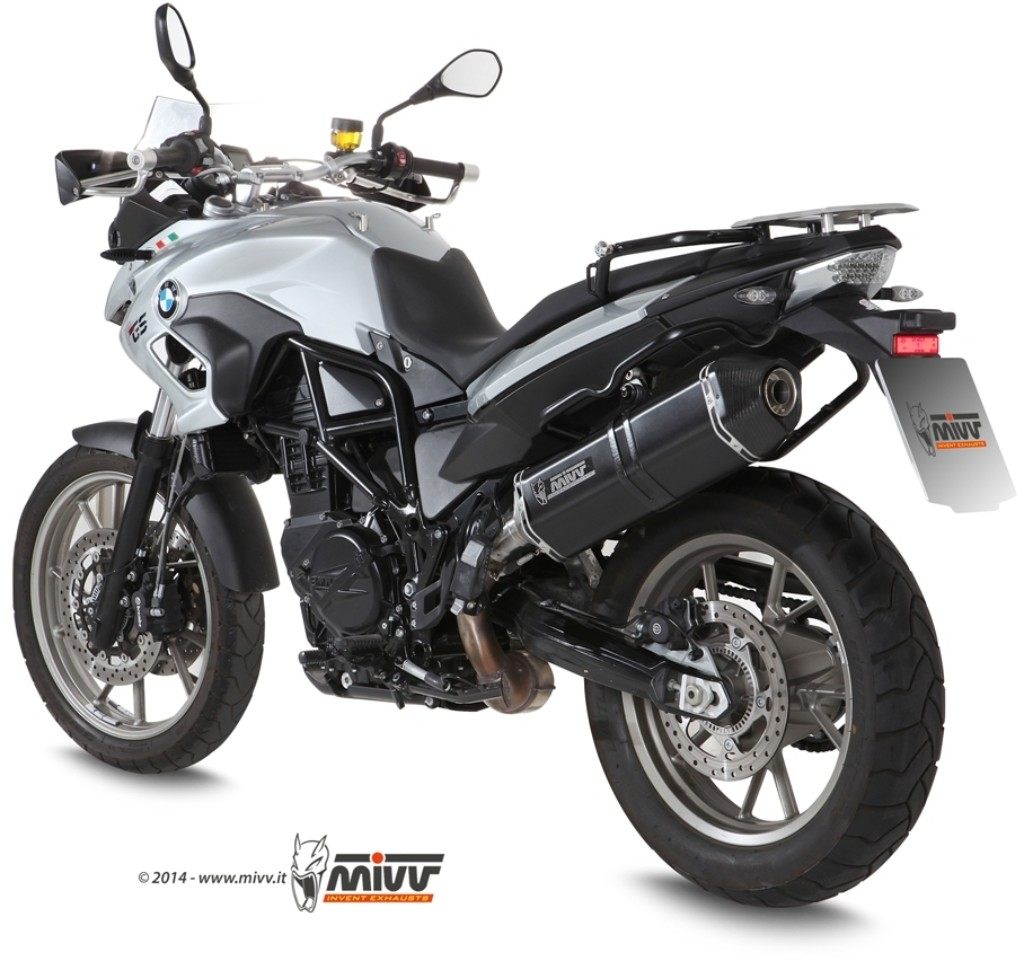 MIVV ミヴ SPEED EDGE BLACK スリップオンマフラー F700GS BMW マフラー