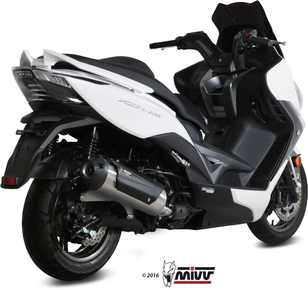 MIVV ミヴ URBAN フルエキゾーストマフラー XCITING 400 KYMCO キムコ マフラー