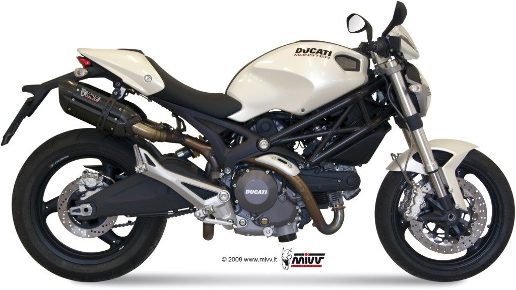 MIVV ミヴ SUONO BLACK スリップオンマフラー MONSTER696 DUCATI ドゥカティ マフラー