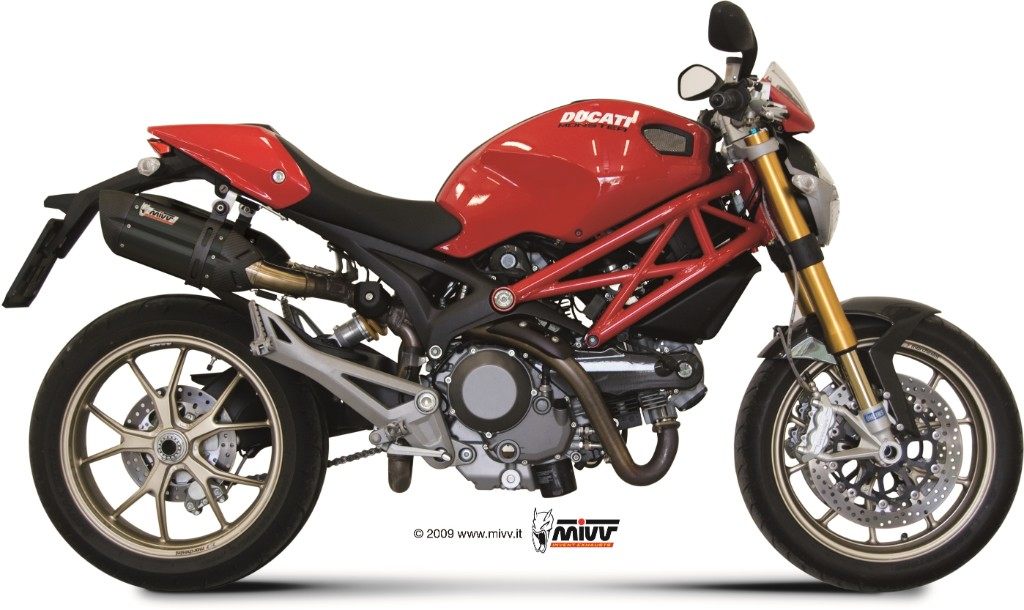 MIVV ミヴ SUONO BLACK スリップオンマフラー MONSTER1100/S MONSTER796 MONSTER 795 DUCATI ドゥカティ マフラー