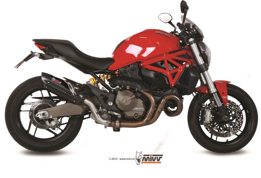 MIVV ミヴ SUONO BLACK スリップオンマフラー MONSTER 821 DUCATI ドゥカティ マフラー