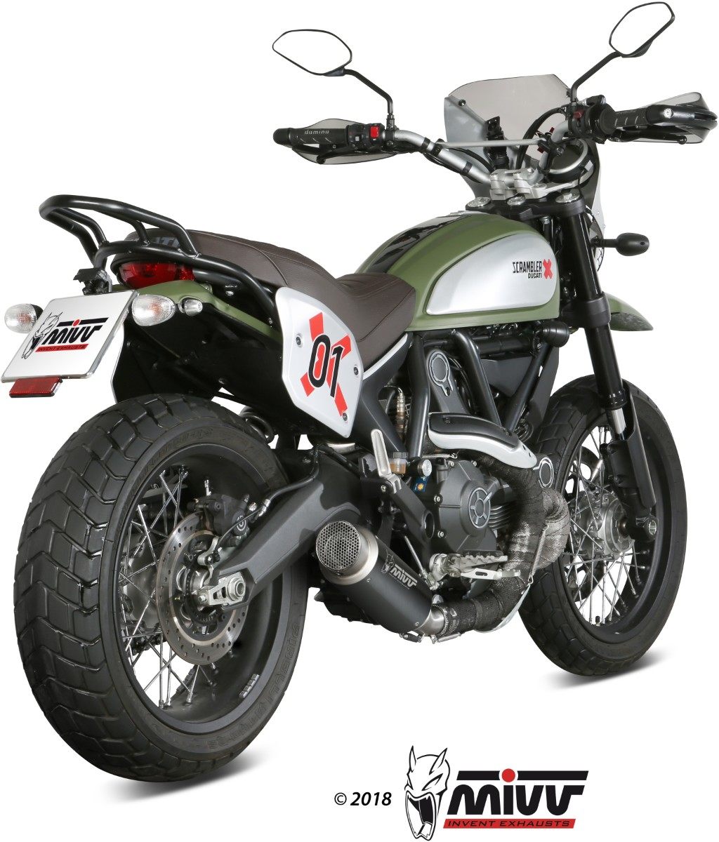 MIVV ミヴ GP PRO BLACK スリップオンマフラー SCRAMBLER 800 DUCATI ドゥカティ