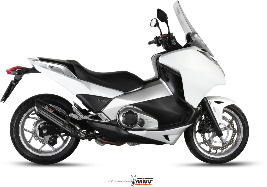 401 cc 〜750 cc  - MIVV ミヴ SUONO BLACK スリップオンマフラー インテグラ700 インテグラ750 NC700S NC750S NC700X NC750X HONDA ホンダ マフラー