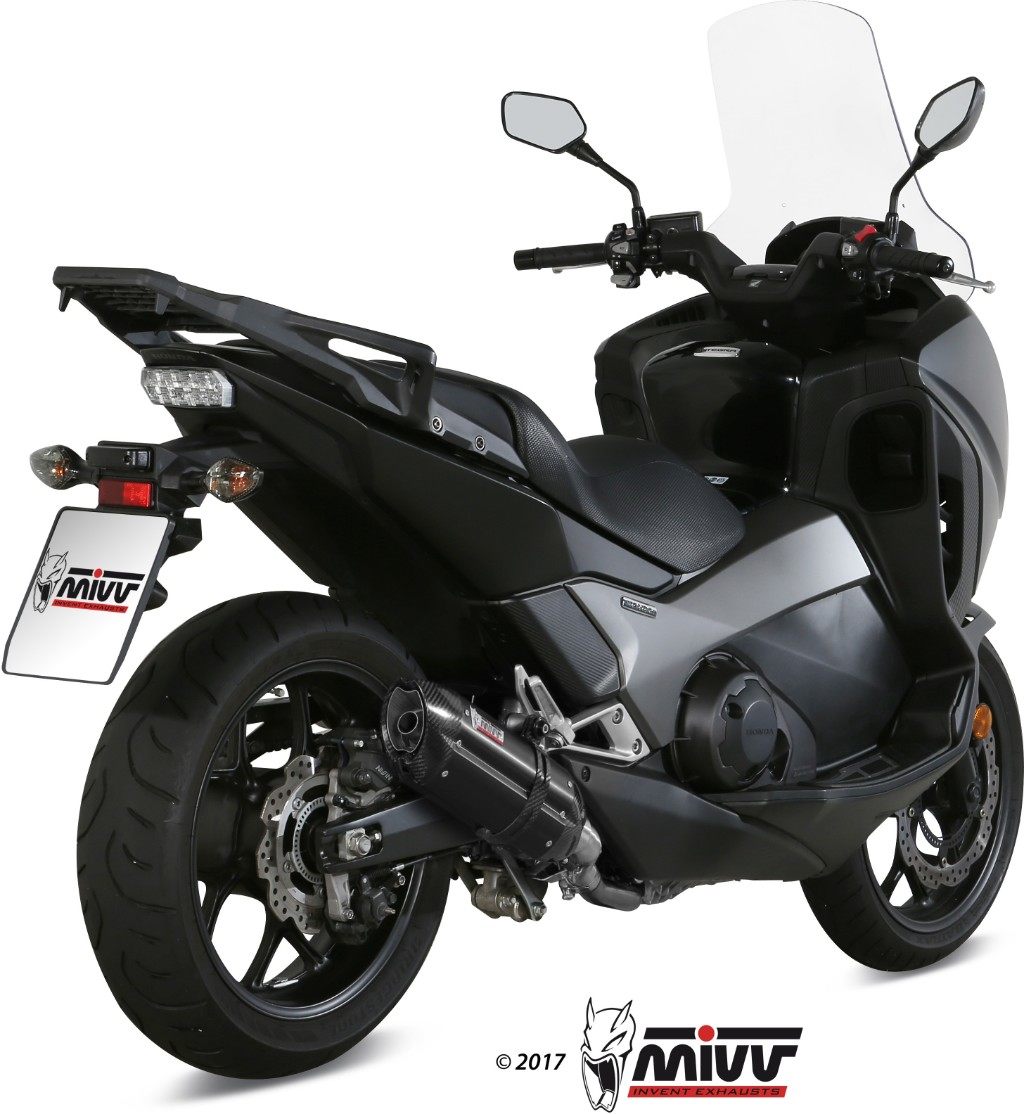 HONDA - MIVV ミヴ SUONO BLACK スリップオンマフラー インテグラ750 NC750S NC750X HONDA ホンダ マフラー