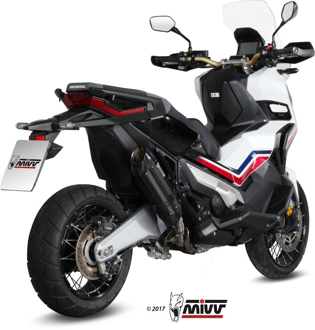 401 cc 〜750 cc  - MIVV ミヴ SUONO BLACK スリップオンマフラー X-ADV HONDA ホンダ マフラー