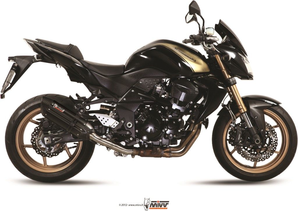 401 cc 〜750 cc  - MIVV ミヴ SUONO BLACK スリップオンマフラー Z750R KAWASAKI カワサキ マフラー