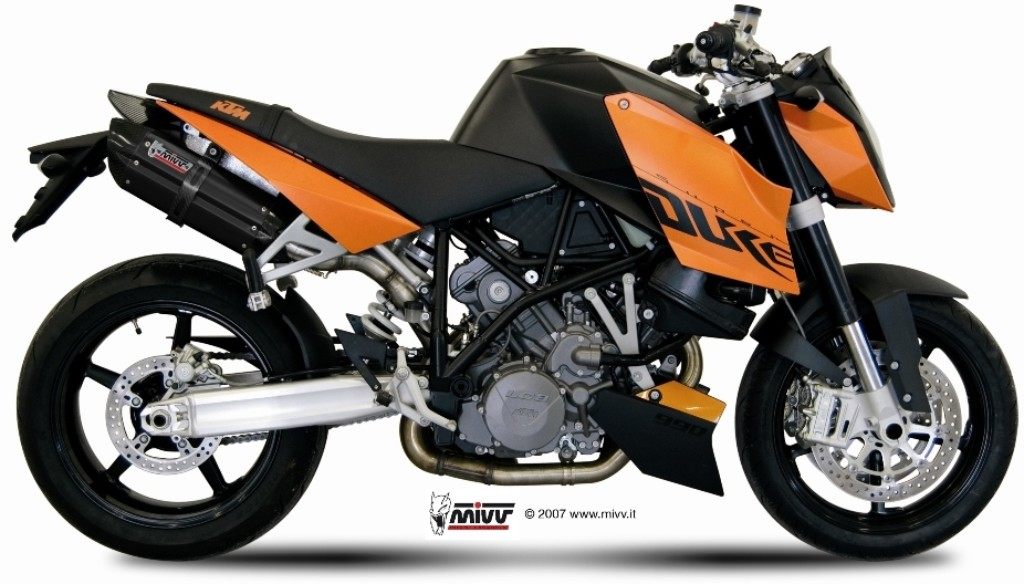 MIVV ミヴ SUONO BLACK スリップオンマフラー 990SUPER DUKE KTM マフラー