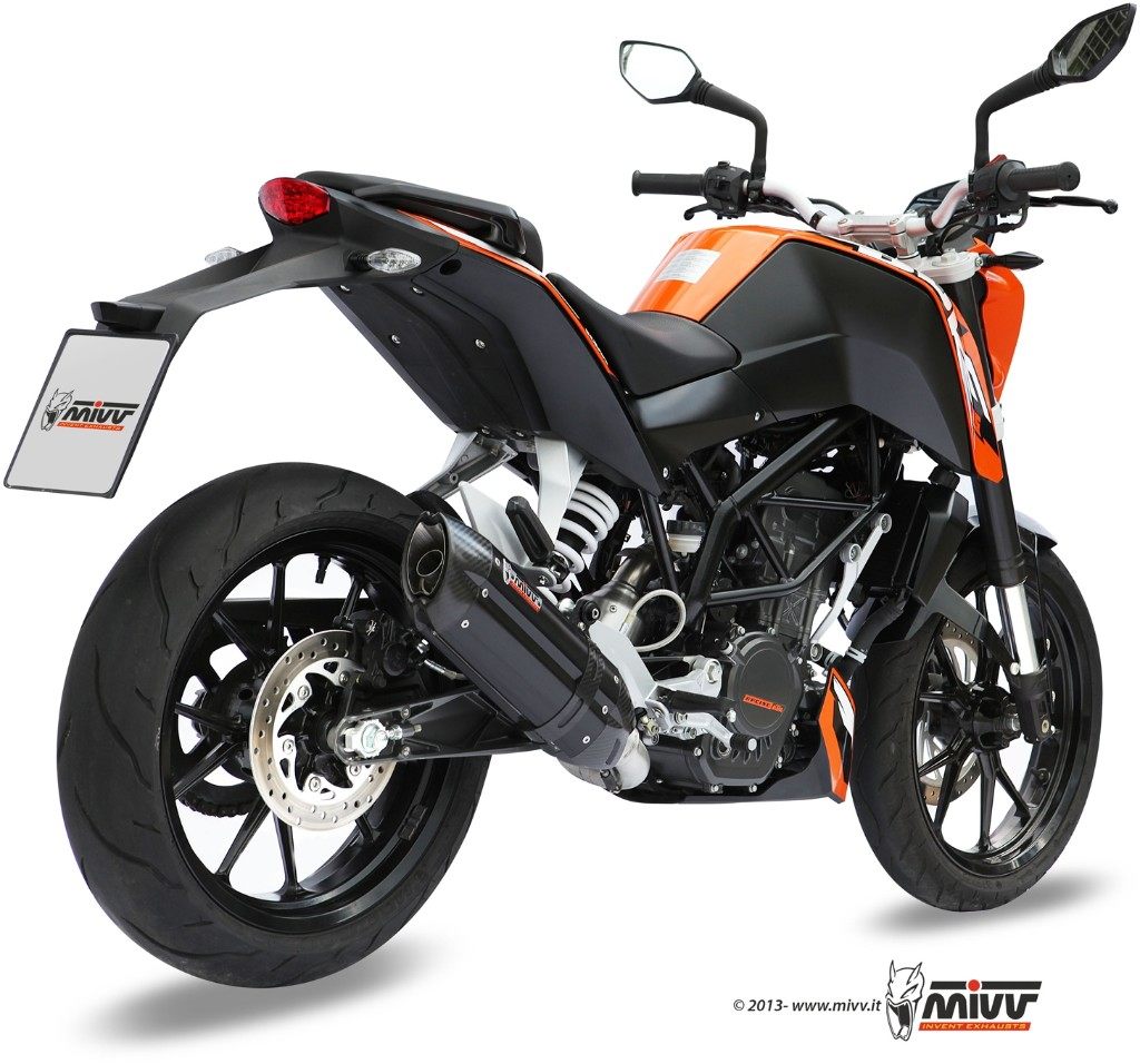 MIVV ミヴ SUONO BLACK フルエキゾーストマフラー 125DUKE 200DUKE KTM マフラー