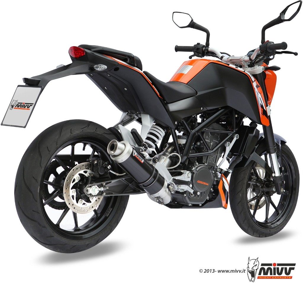 MIVV ミヴ GP BLACK フルエキゾーストマフラー 125DUKE 200DUKE KTM マフラー