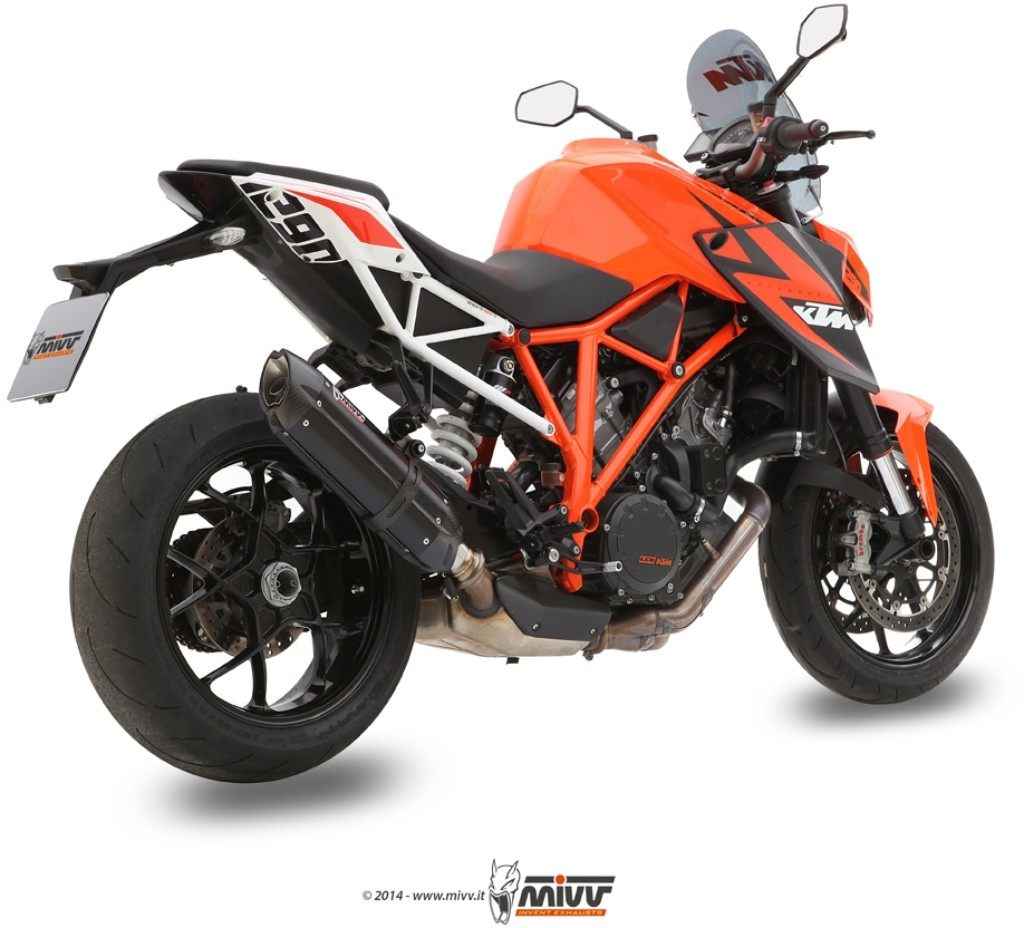 MIVV ミヴ SUONO BLACK スリップオンマフラー 1290 SUPERDUKE KTM マフラー