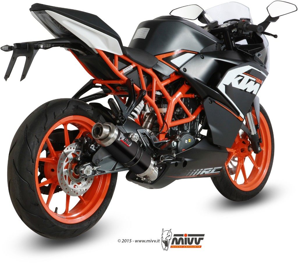MIVV ミヴ GP BLACK フルエキゾーストマフラー RC125 KTM マフラー