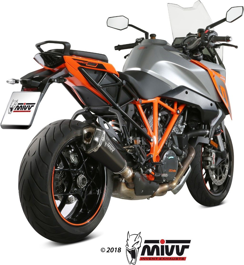 MIVV ミヴ DELTA RACE ブラック スリップオンマフラー 1290 SUPER DUKE GT KTM マフラー