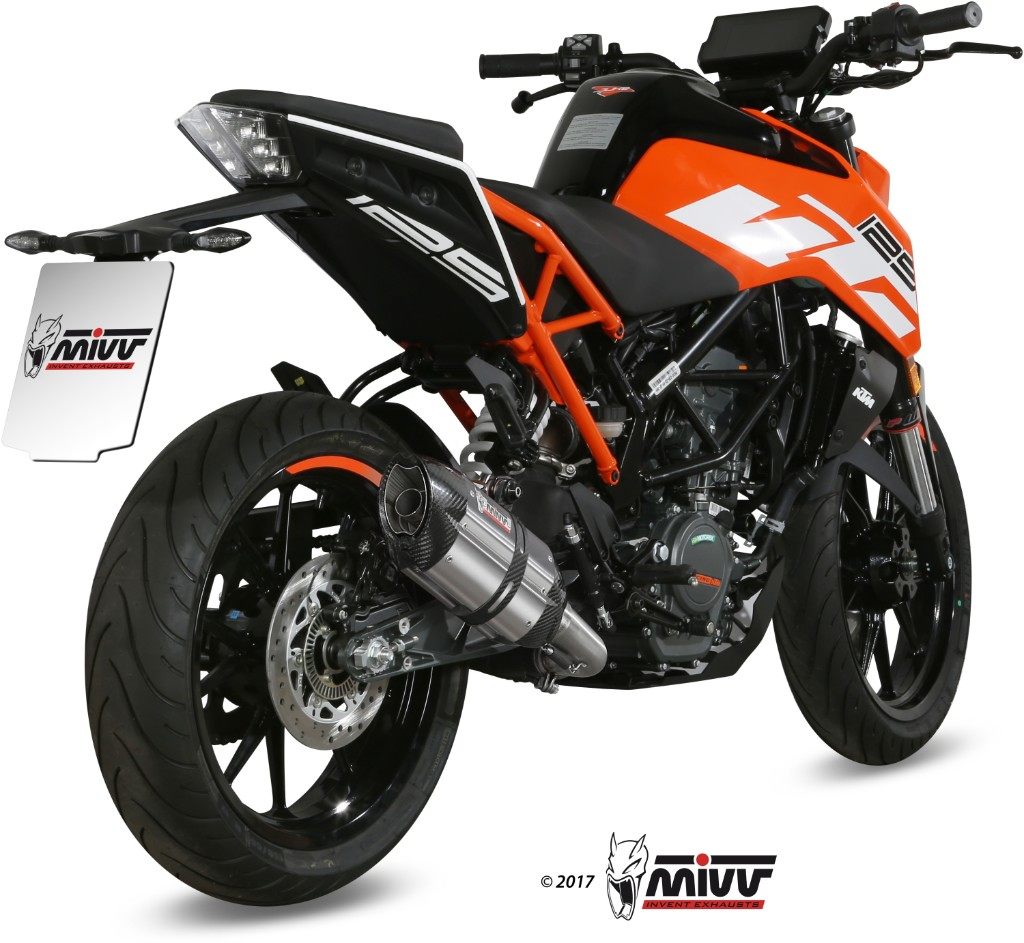 MIVV ミヴ SUONO スリップオンマフラー 125DUKE 390DUKE RC125 RC390