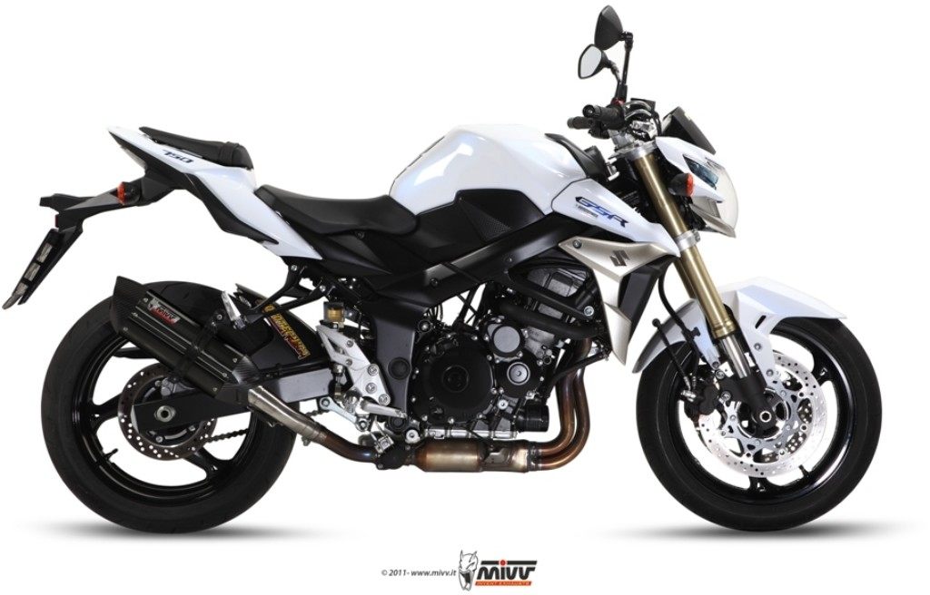401 cc 〜750 cc  - MIVV ミヴ SUONO BLACK スリップオンマフラー GSR750 SUZUKI スズキ マフラー
