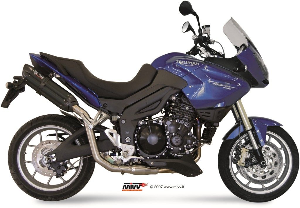 MIVV ミヴ SUONO BLACK スリップオンマフラー TIGER TRIUMPH トライアンフ マフラー