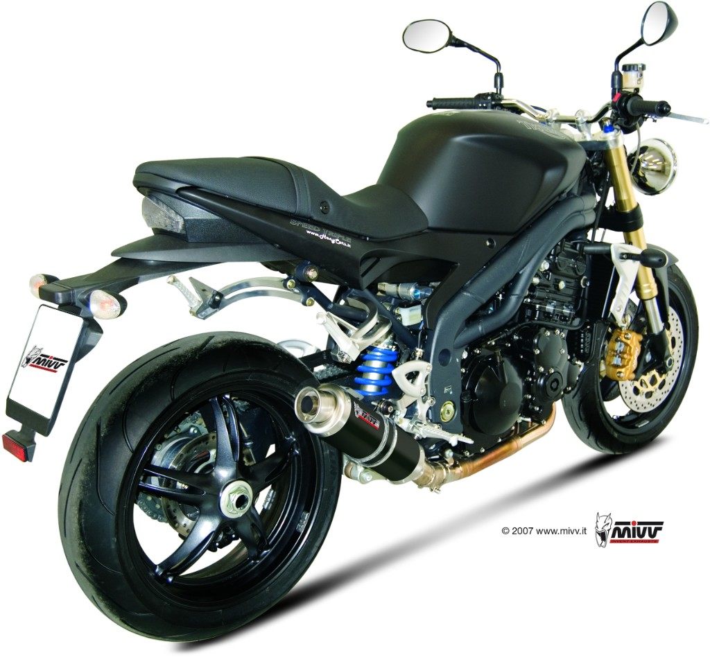 MIVV ミヴ GP BLACKスリップオンマフラー SPEED TRIPLE TRIUMPH トライアンフ スリップオンマフラー マフラー