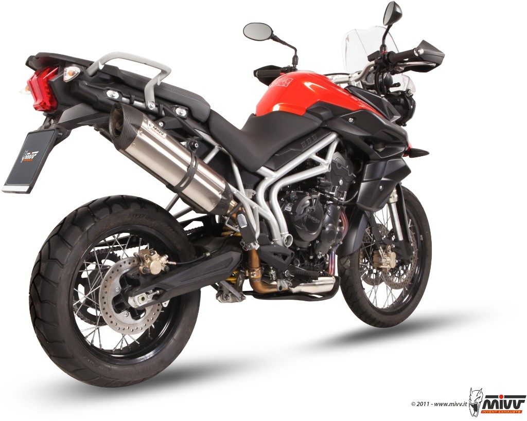 MIVV ミヴ SUONOスリップオンマフラー TIGER800 TRIUMPH トライアンフ スリップオンマフラー マフラー