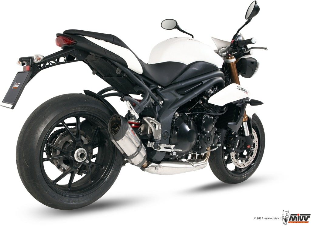 MIVV ミヴ SUONOスリップオンマフラー SPEED TRIPLE TRIUMPH トライアンフ スリップオンマフラー マフラー