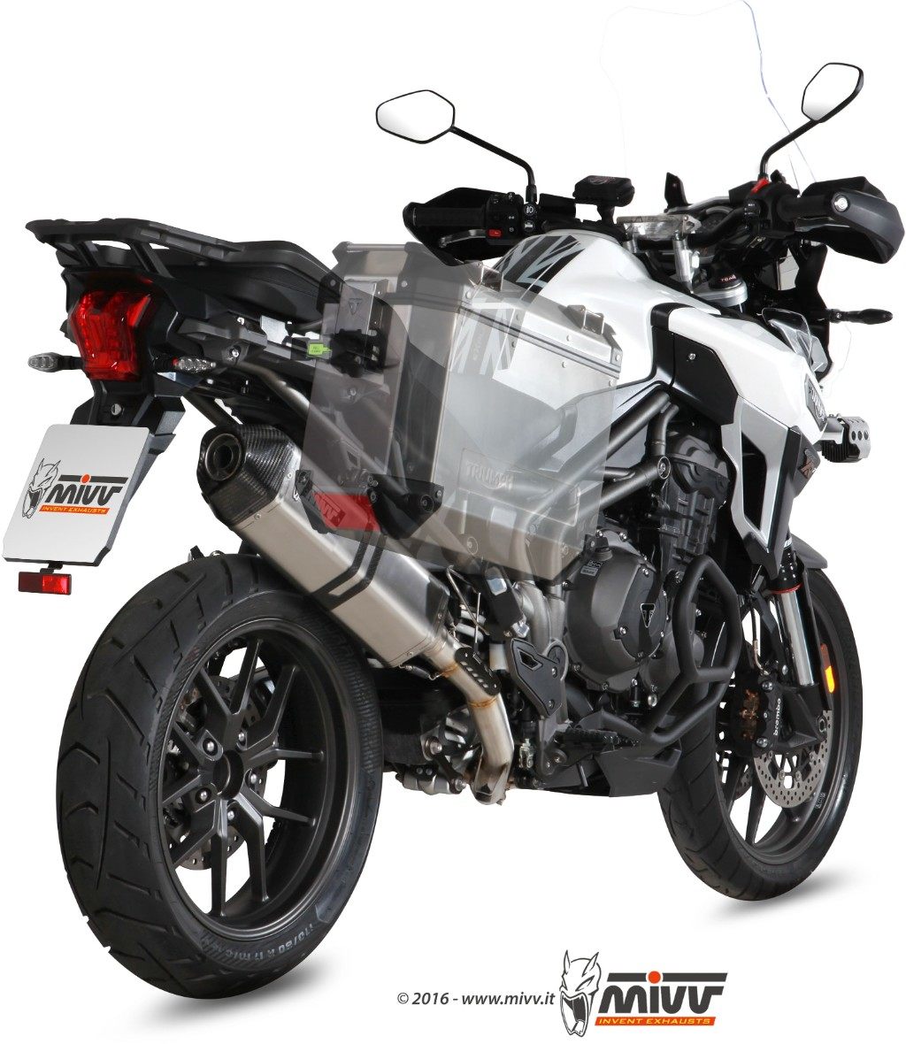 MIVV ミヴ SPEED EDGEスリップオンマフラー TIGER EXPLORER TRIUMPH トライアンフ スリップオンマフラー マフラー