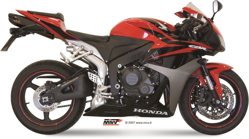 401 cc 〜750 cc  - MIVV ミヴ SUONO BLACKスリップオンマフラー CBR600RR HONDA ホンダ スリップオンマフラー マフラー