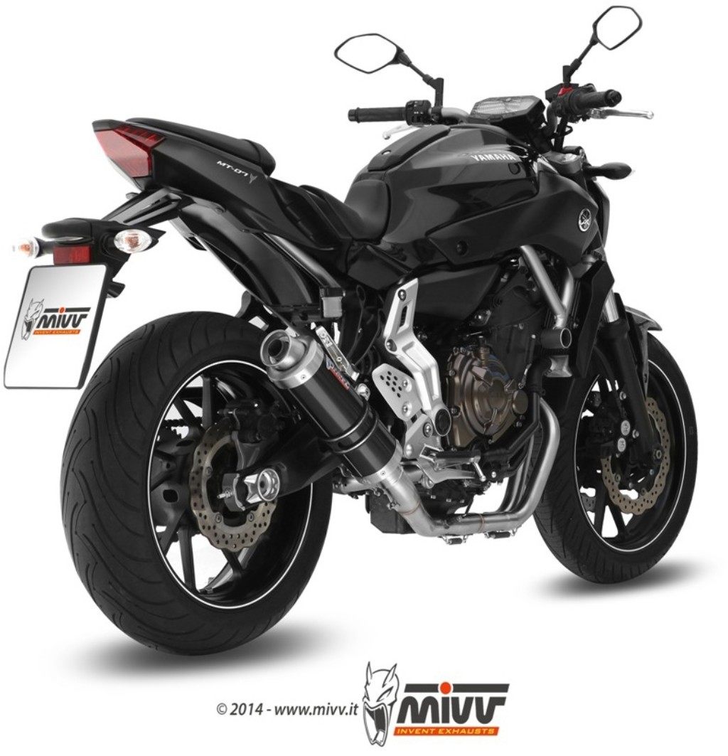 401 cc 〜750 cc  - MIVV ミヴ GP BLACK フルエキゾーストマフラー MT-07 YAMAHA ヤマハ マフラー