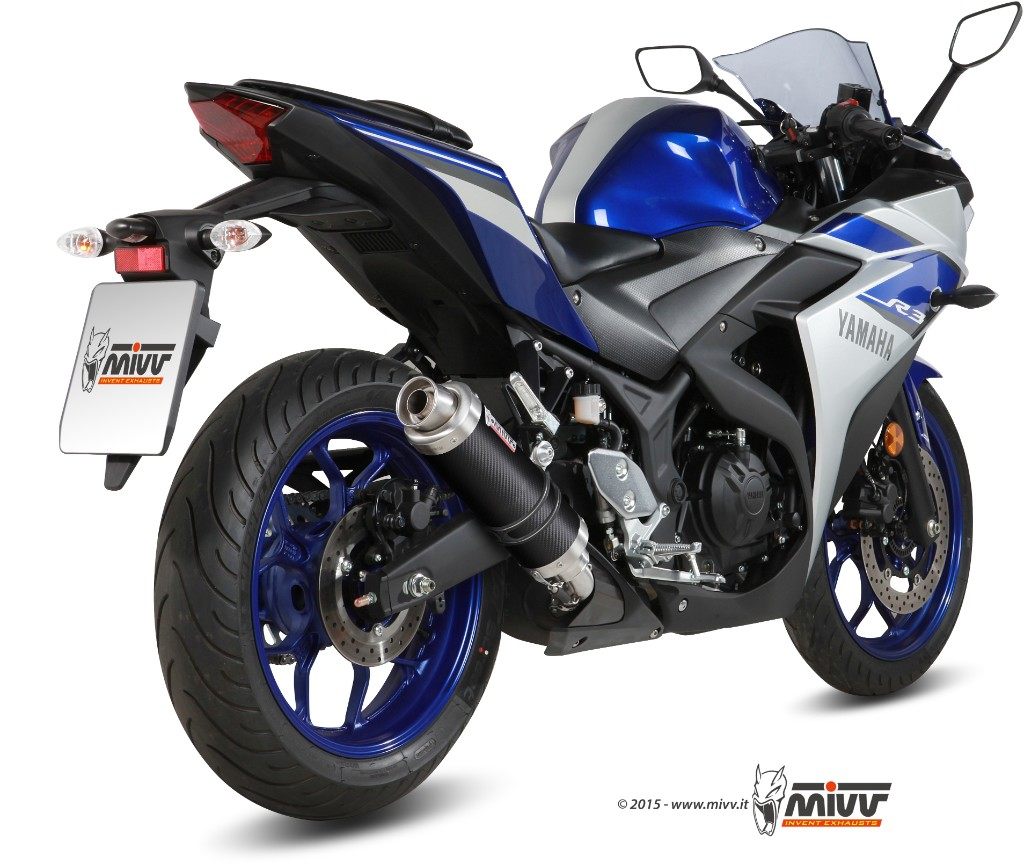 MIVV ミヴ GPスリップオンマフラー YZF-R25 YZF-R3 YAMAHA ヤマハ スリップオンマフラー マフラー