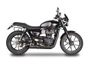 SPARK EXHAUST スパーク マフラー フルシステム 2in2 ホットロード Bonneville T120 TRIUMPH トライアンフ 素材：ステンレス - ブラックシリーズ