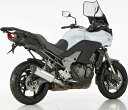 SHARK シャーク DSX-5 スリップオンエキゾースト (4-1) Versys 1000 KAWASAKI カワサキ スリップオンマフラー マフラー material:polished aluminium/end cap coated stainless steel matt black(color:silver)