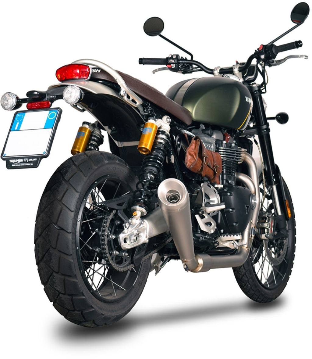 SPARK EXHAUST スパーク マフラー ステンレスフルエキゾーストマフラー 2in1 SCRAMBLER 1200 XC XE TRIUMPH トライアンフ フルエキゾーストマフラー