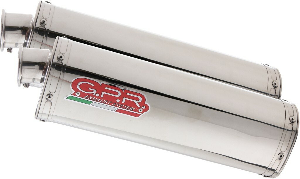 GPR ジーピーアール PAIR HOMOLOGATED スリップオンマフラー XJR 1200 YAMAHA ヤマハ マフラー(2.0)