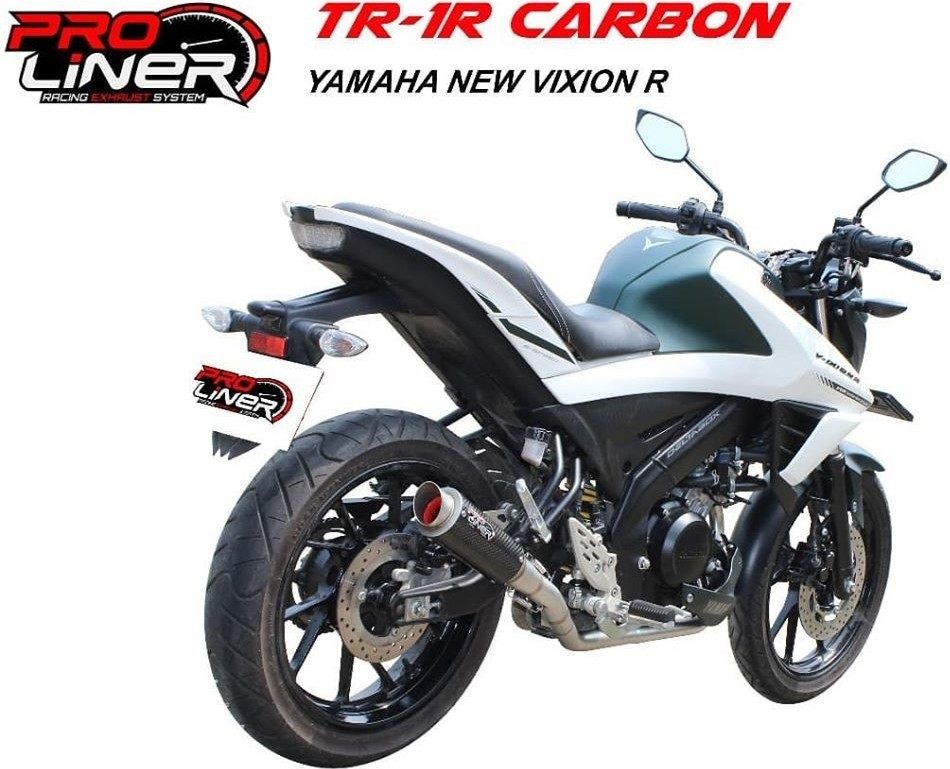 Pro Liner プロライナー TR1 R カーボン フルエキゾーストマフラー VIXION YAMAHA ヤマハ マフラー タイプ：TR1 R カーボン ロング(250mm)