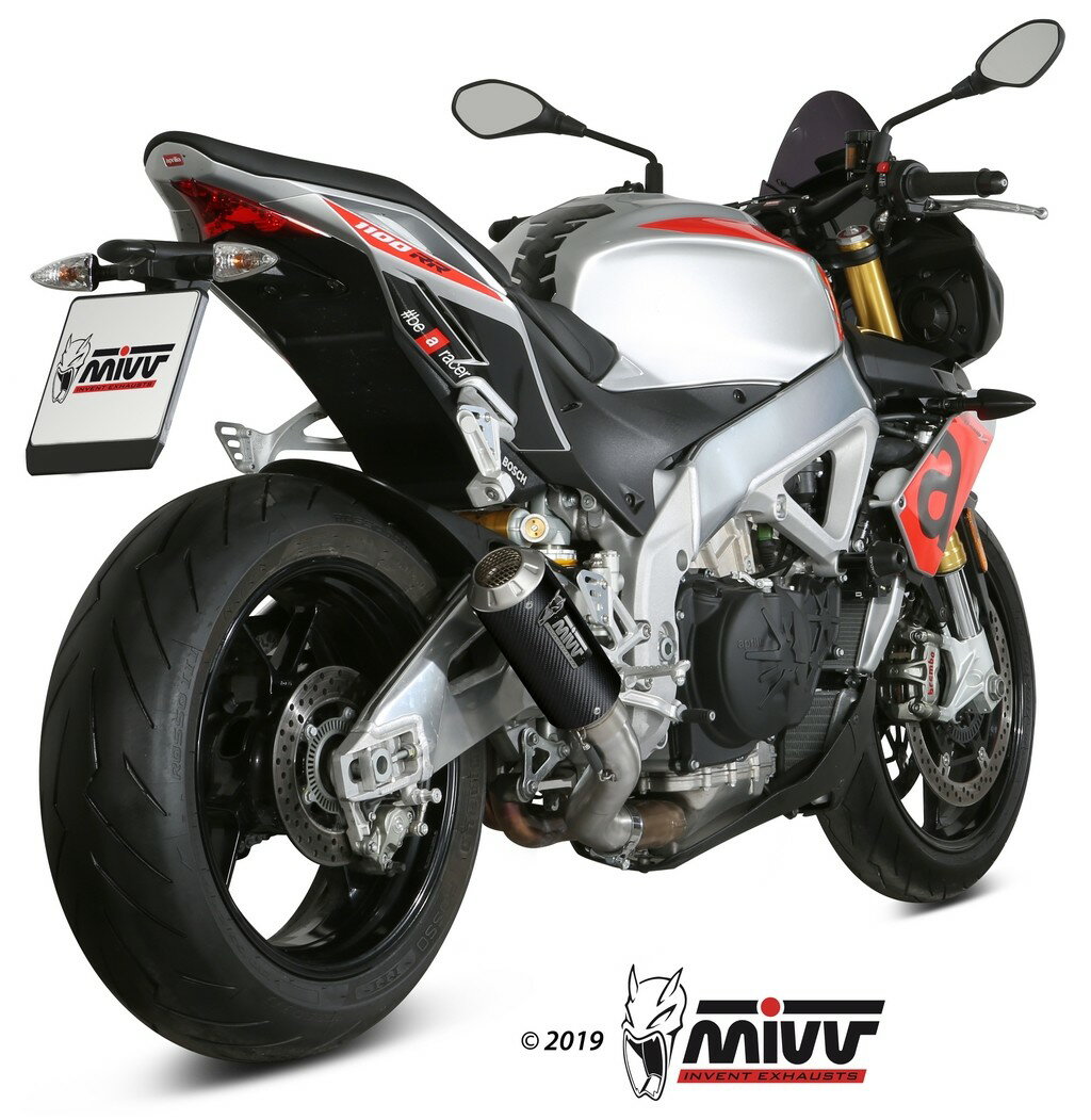 APRILIA - MIVV ミヴ MK3 スリップオンマフラー TUONO V4 1100 APRILIA アプリリア マフラー