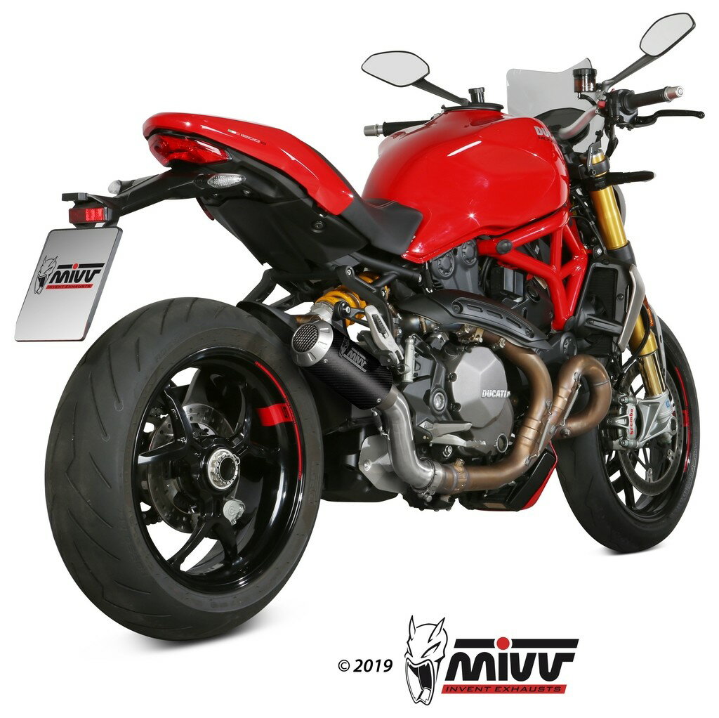 MIVV ミヴ MK3 スリップオンマフラー MONSTER 1200 821 DUCATI ドゥカティ マフラー